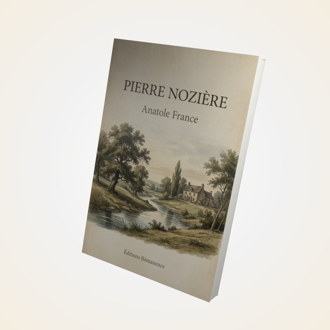 Livre Pierre Nozière - Anatole France - Couverture 3D