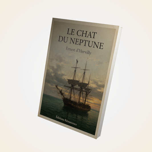 Livre Le Chat du Neptune - Ernest d’Hervilly - Couverture 3D