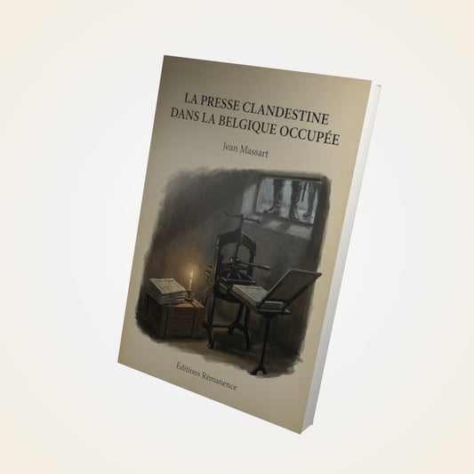 Livre La Presse Clandestine dans la Belgique Occupée - Jean Massart - Couverture 3D