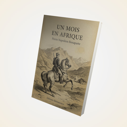 Livre Un mois en Afrique - Pierre Napoléon Bonaparte - Couverture 3D