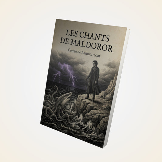 Livre Les Chants de Maldoror - Comte de Lautréamont - Couverture 3D