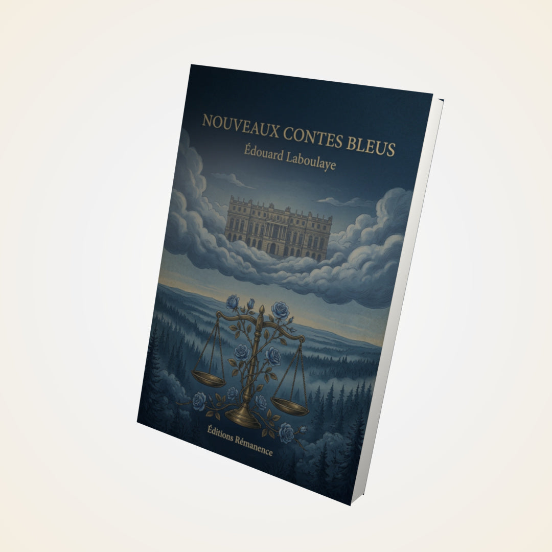 Livre Nouveaux contes bleus - Édouard Laboulaye - Couverture 3D