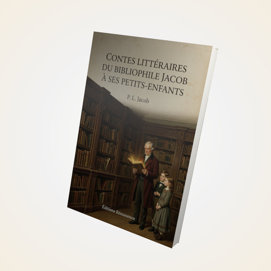 Livre Contes littéraires du bibliophile Jacob à ses petits-enfants - P. L. Jacob - Couverture 3D