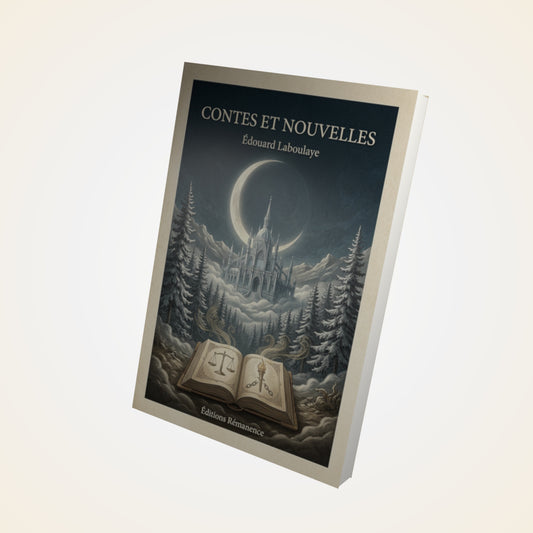 Livre Contes et nouvelles - Édouard Laboulaye - Couverture 3D