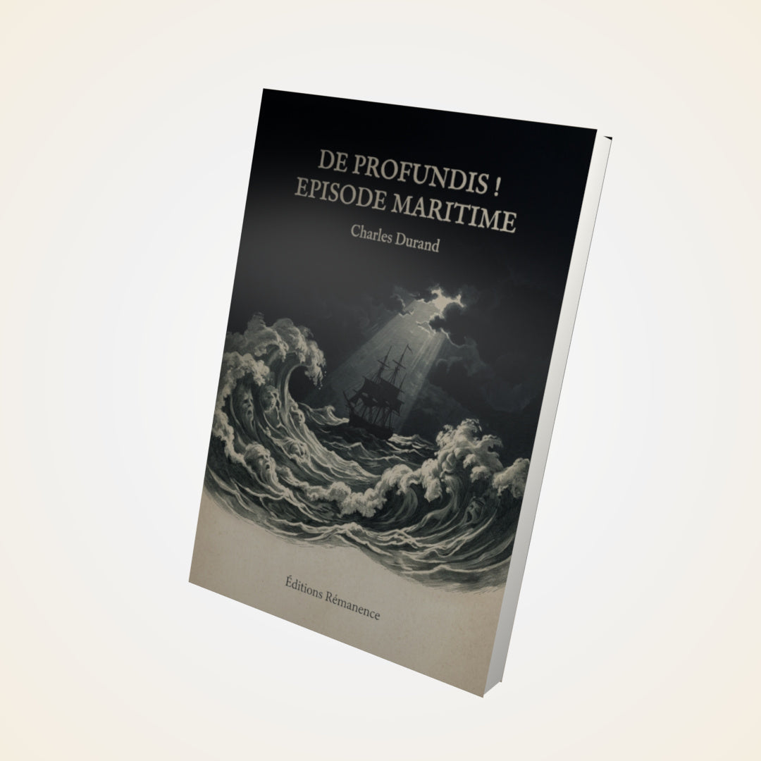Livre De profundis ! Episode Maritime - Charles Durand - Couverture 3D