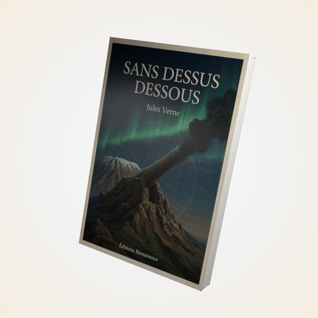 Livre Sans dessus dessous - Jules Verne - Couverture 3D