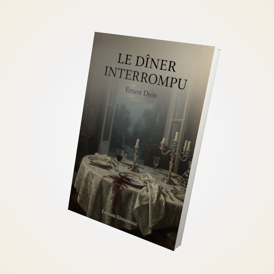 Livre Le dîner interrompu - Ernest Doin - Couverture 3D