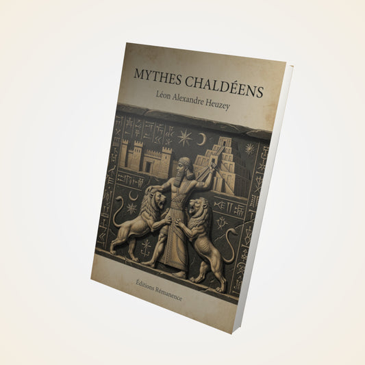 Livre Mythes chaldéens - Léon Alexandre Heuzey - Couverture 3D