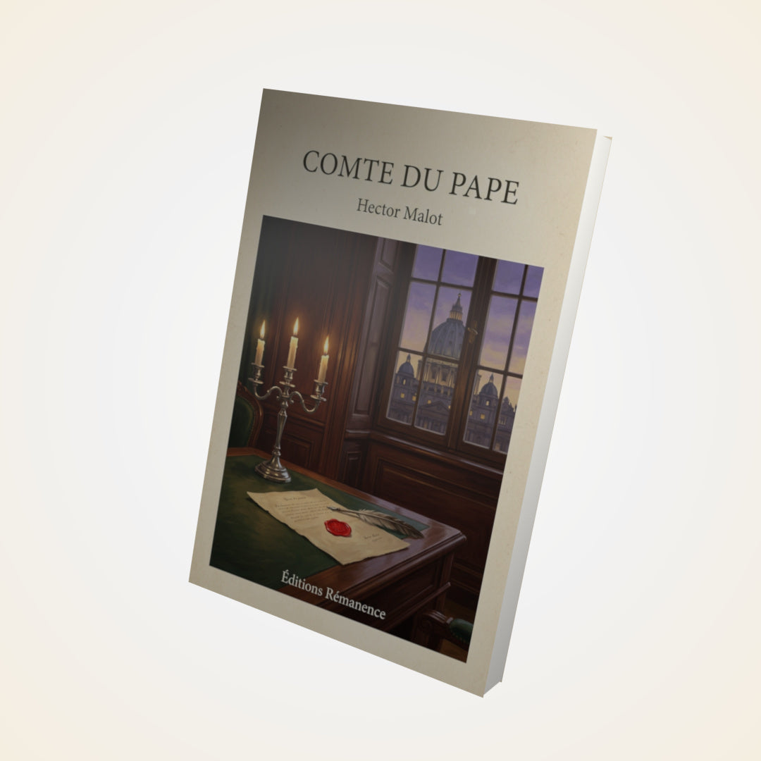 Livre Comte du Pape - Hector Malot - Couverture 3D