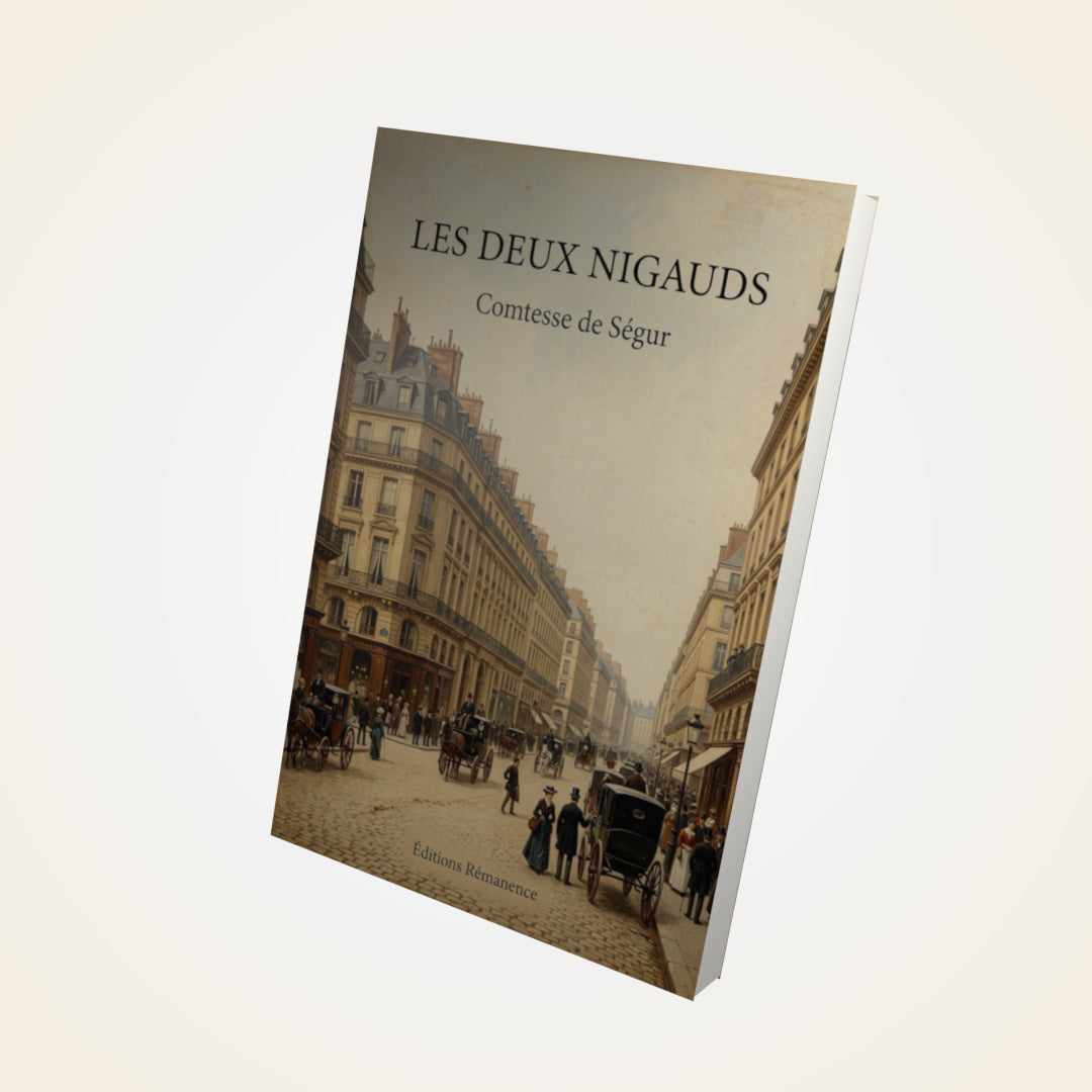 Livre Les deux nigauds - Comtesse de Ségur - Couverture 3D