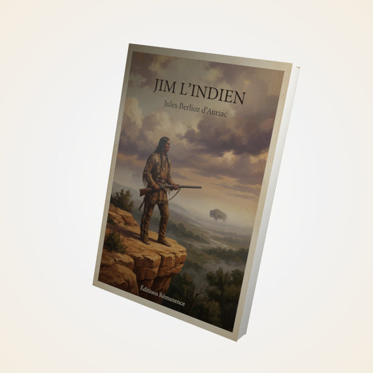 Livre Jim l'indien - Jules Berlioz d'Auriac - Couverture 3D
