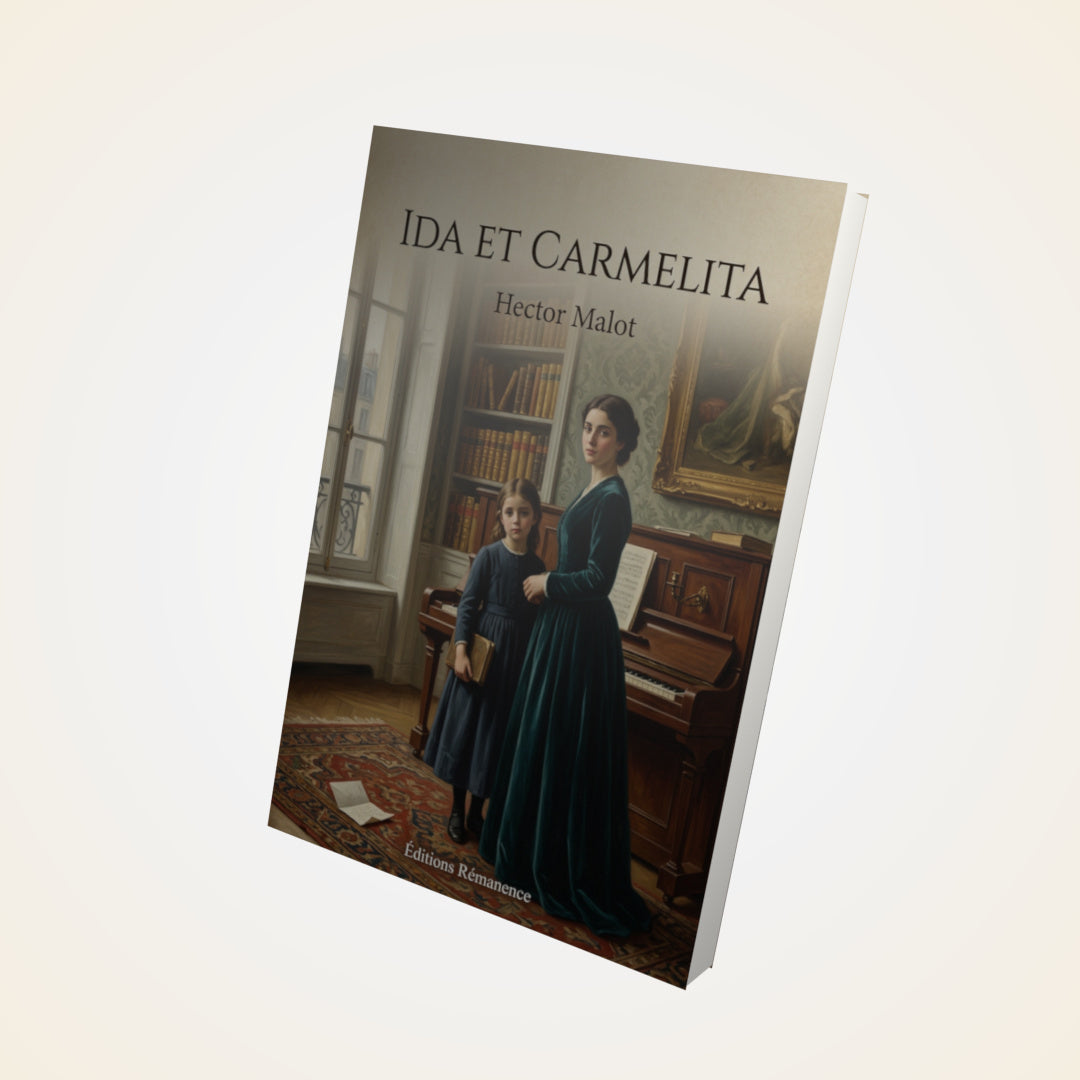 Livre Ida et Carmelita - Hector Malot - Couverture 3D