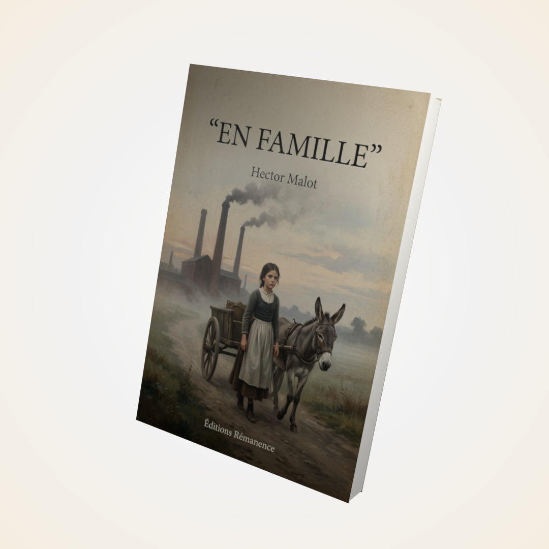 Livre En famille - Hector Malot - Couverture 3D
