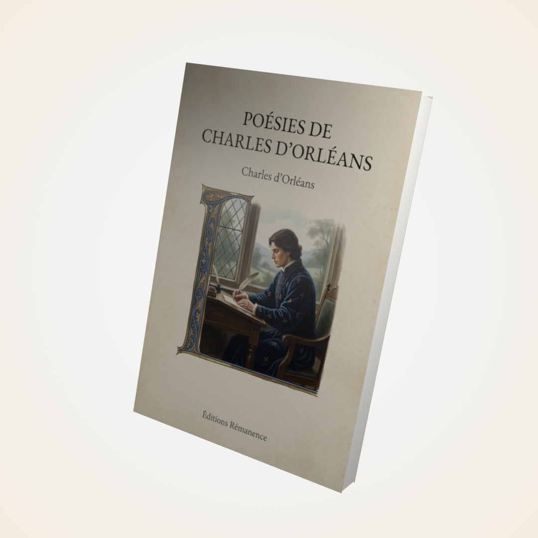 Livre Poésies de Charles d'Orléans - Charles d'Orléans - Couverture 3D