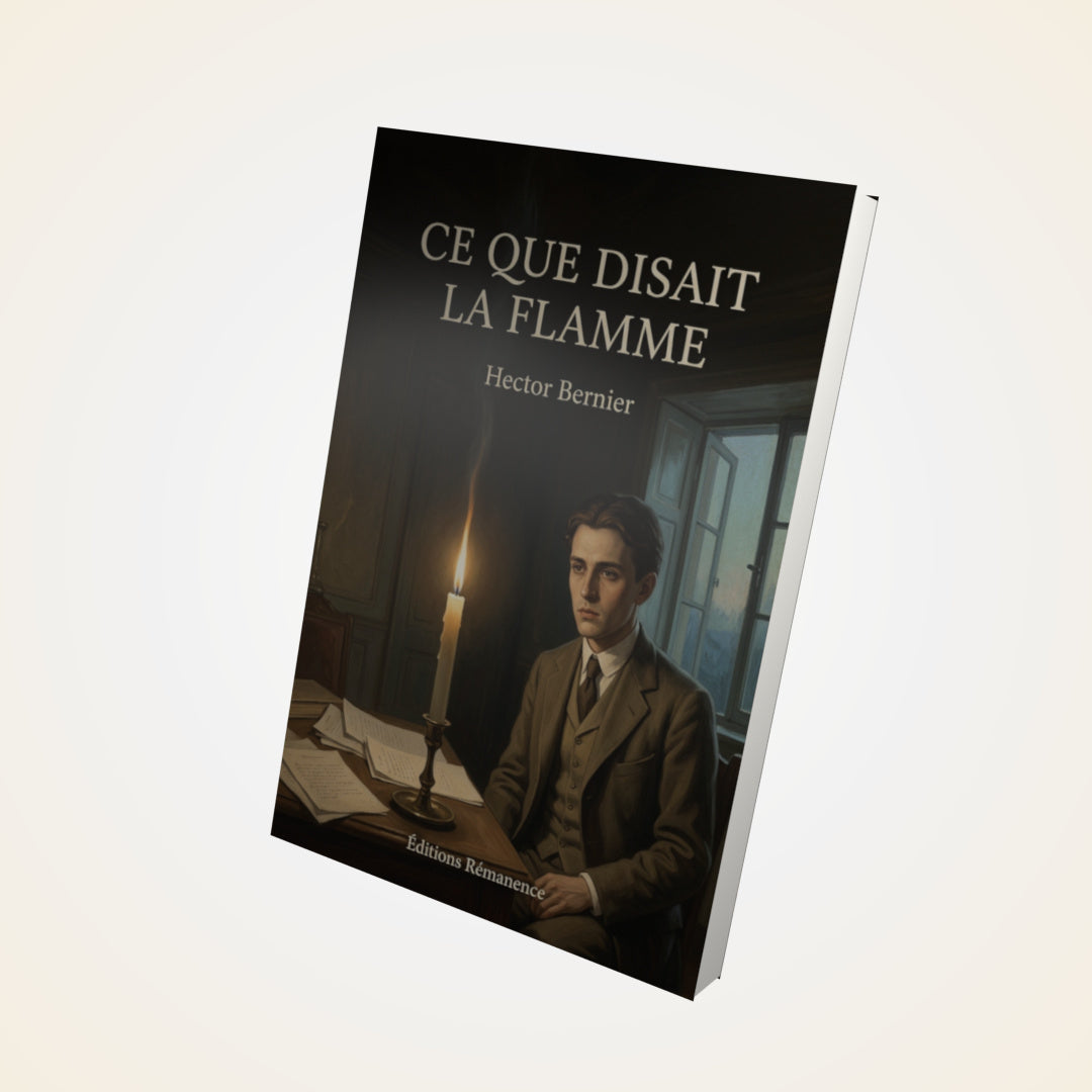 Livre Ce que disait la flamme - Hector Bernier - Couverture 3D
