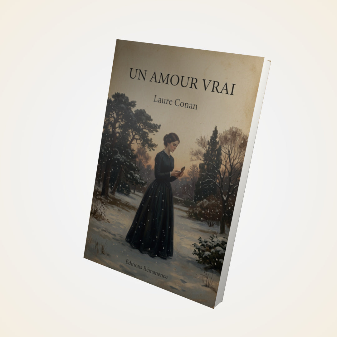 Livre Un amour vrai - Laure Conan - Couverture 3D