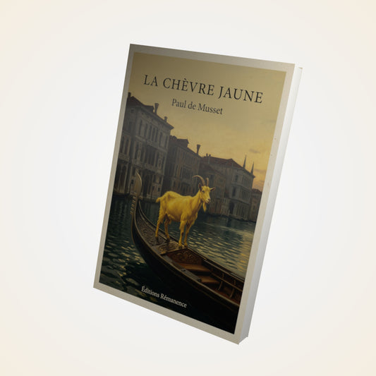 Livre La Chèvre Jaune - Paul de Musset - Couverture 3D