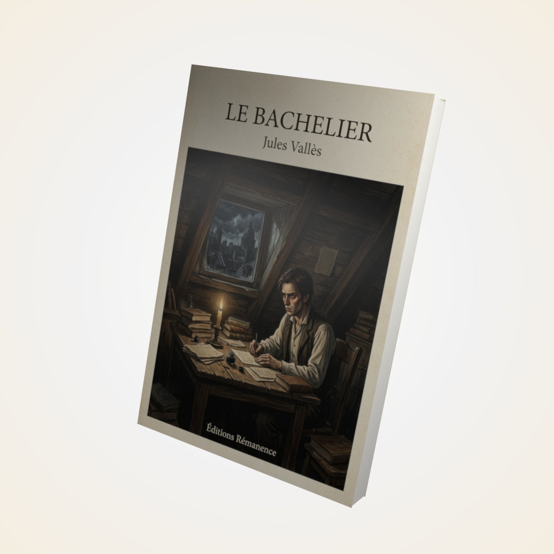 Livre Le bachelier - Jules Vallès - Couverture 3D