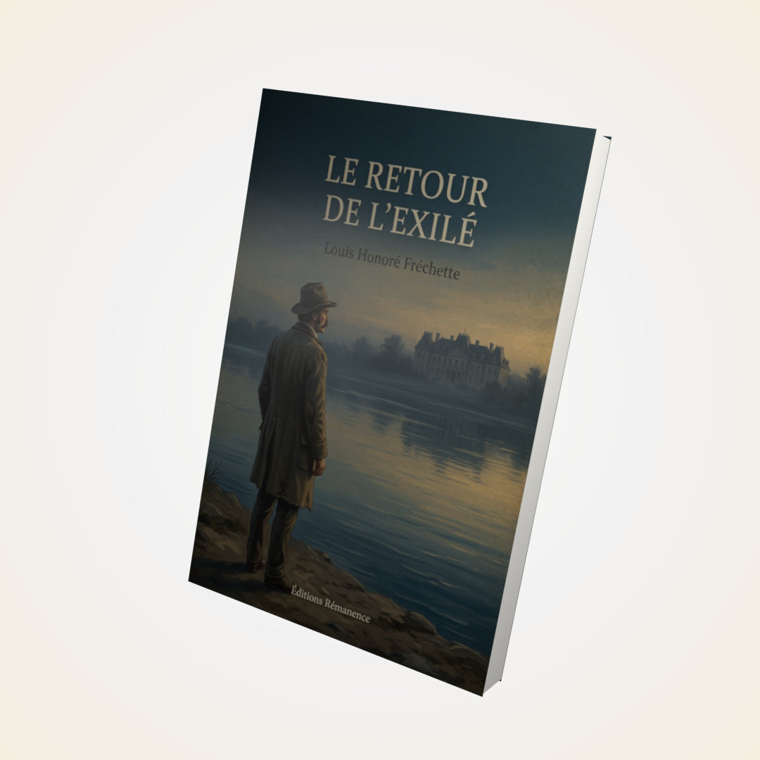 Livre Le retour de l'exilé - Louis Honoré Fréchette - Couverture 3D