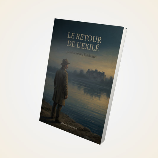 Livre Le retour de l'exilé - Louis Honoré Fréchette - Couverture 3D