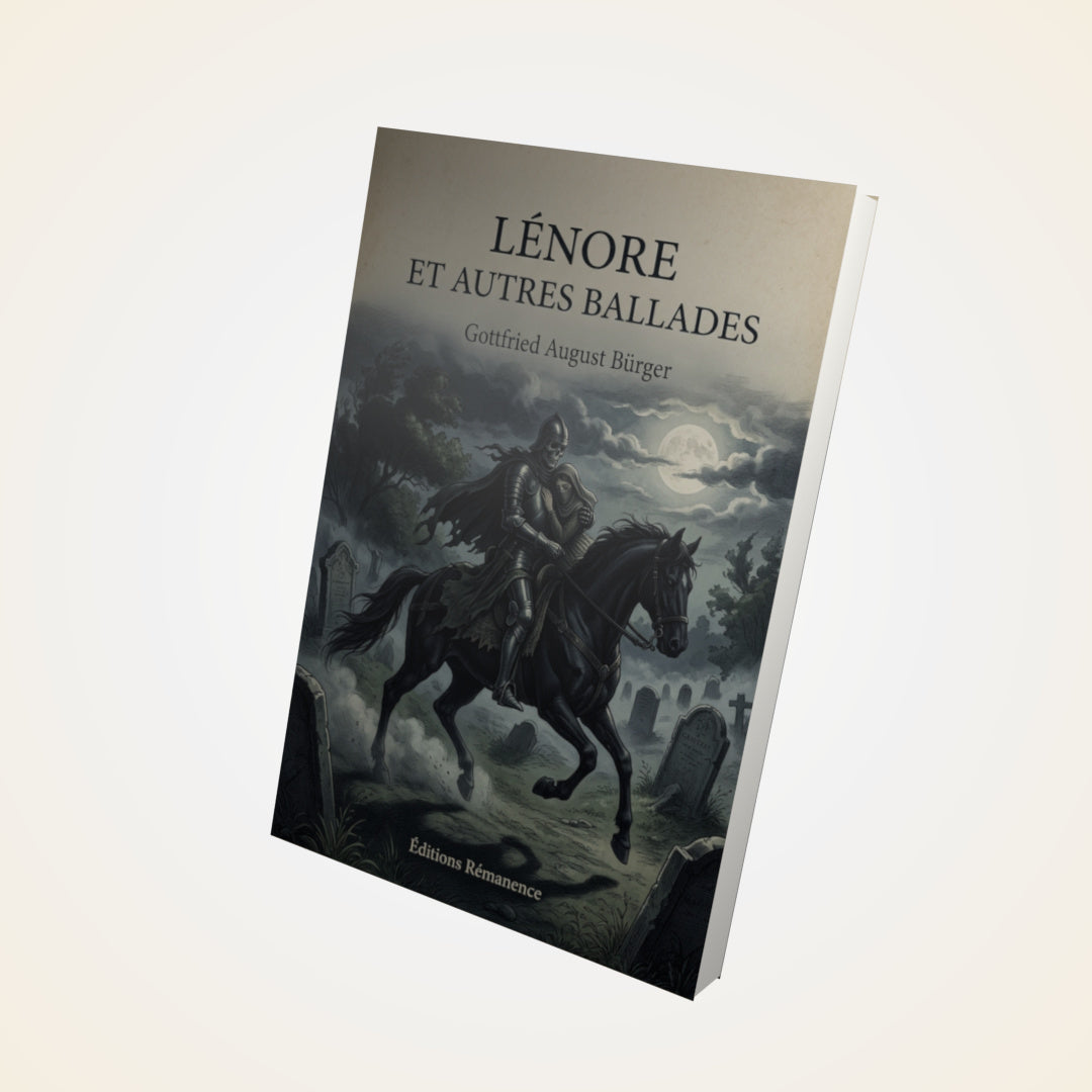 Livre Lénore et autres ballades - Gottfried August Bürger - Couverture 3D