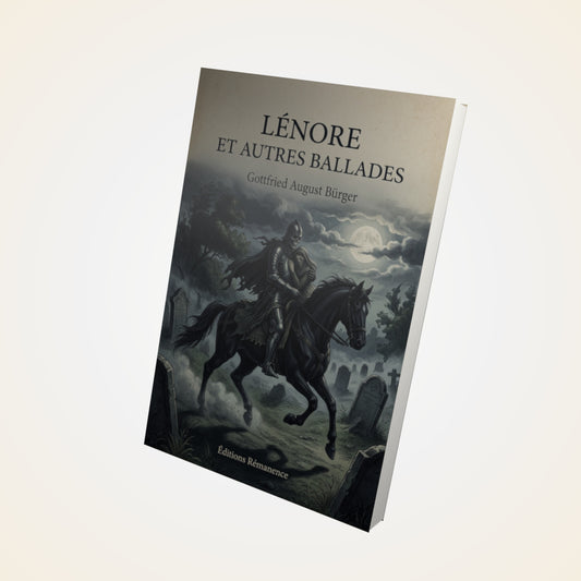 Livre Lénore et autres ballades - Gottfried August Bürger - Couverture 3D