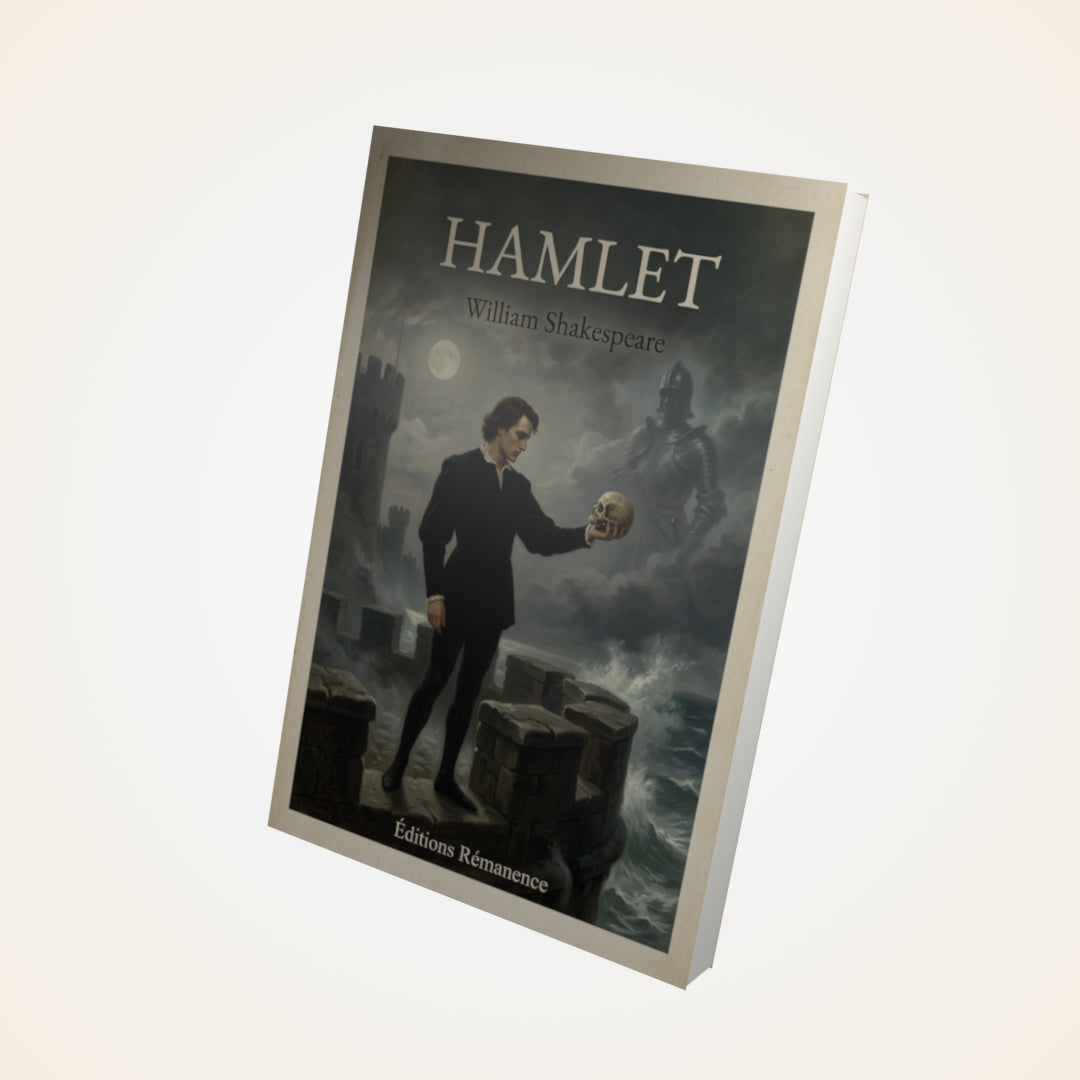 Livre Hamlet - William Shakespeare - Couverture 3D