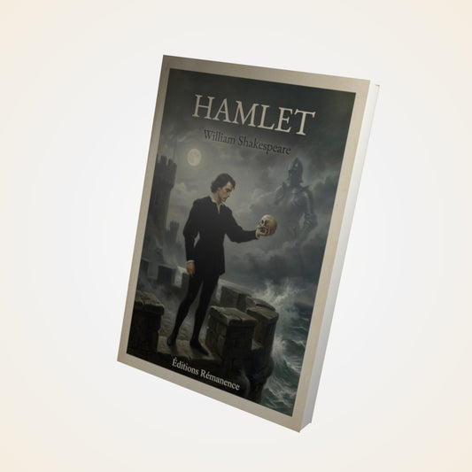 Livre Hamlet - William Shakespeare - Couverture 3D