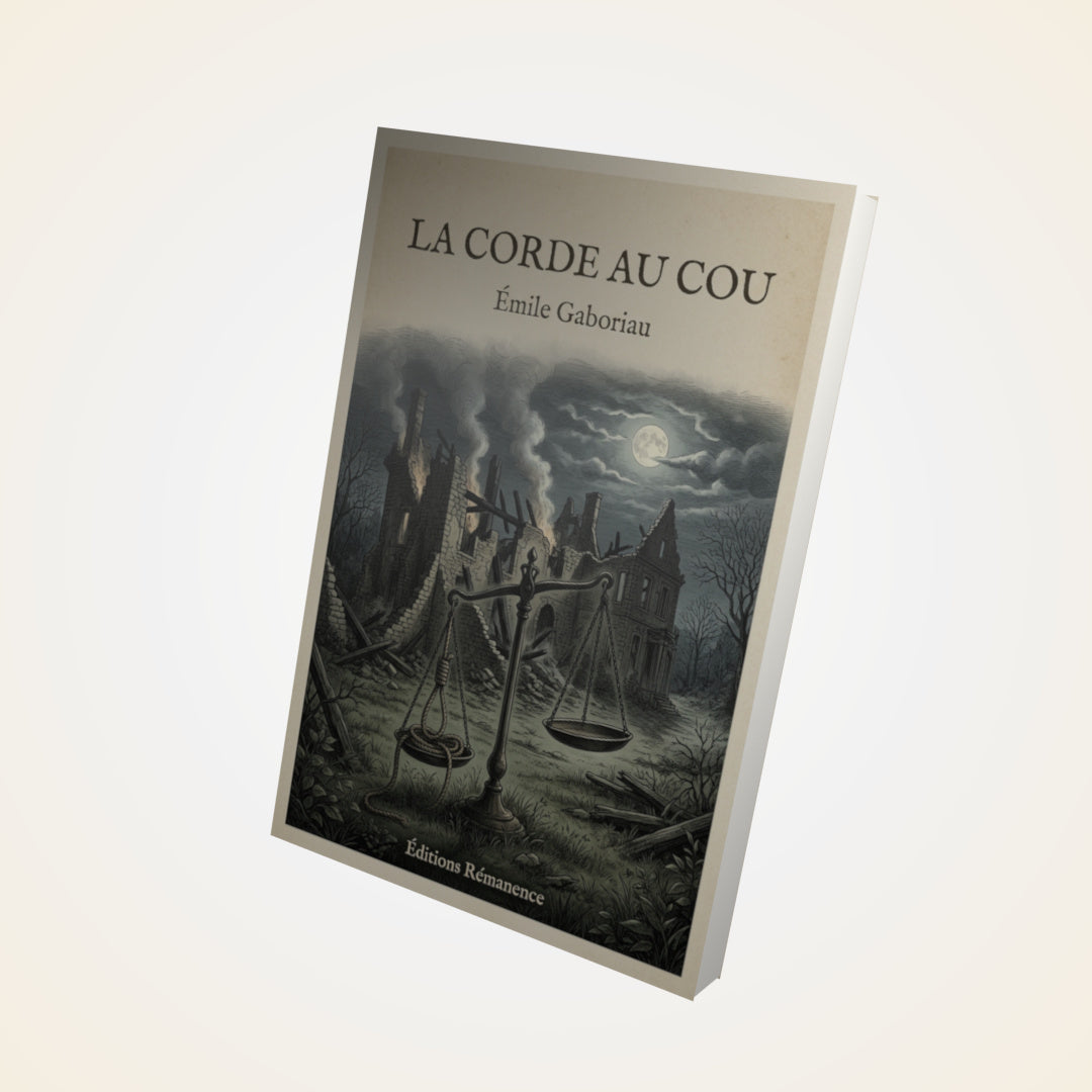 Livre La corde au cou - Émile Gaboriau - Couverture 3D