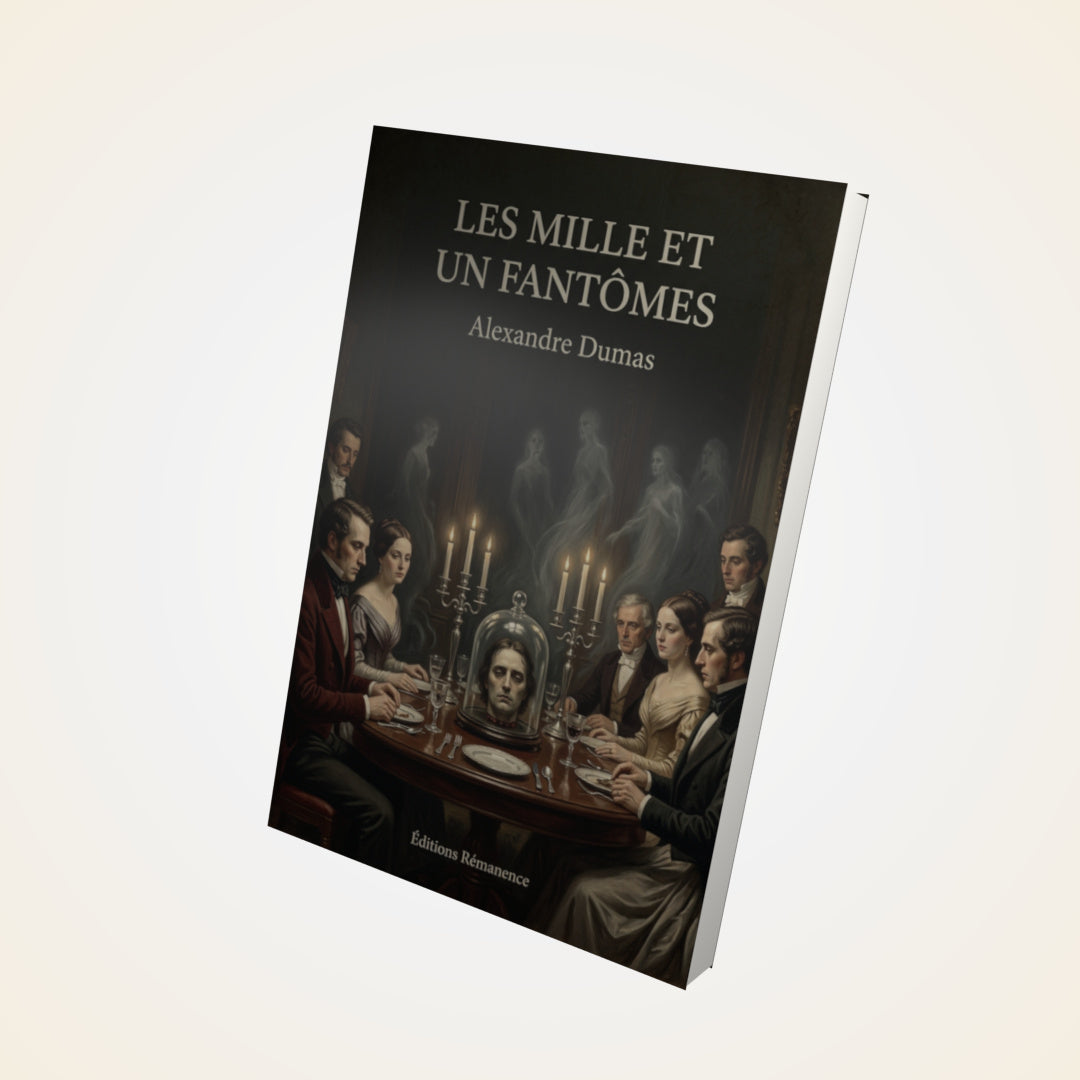 Livre Les mille et un fantômes - Alexandre Dumas - Couverture 3D
