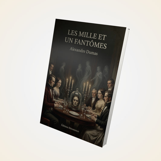 Livre Les mille et un fantômes - Alexandre Dumas - Couverture 3D