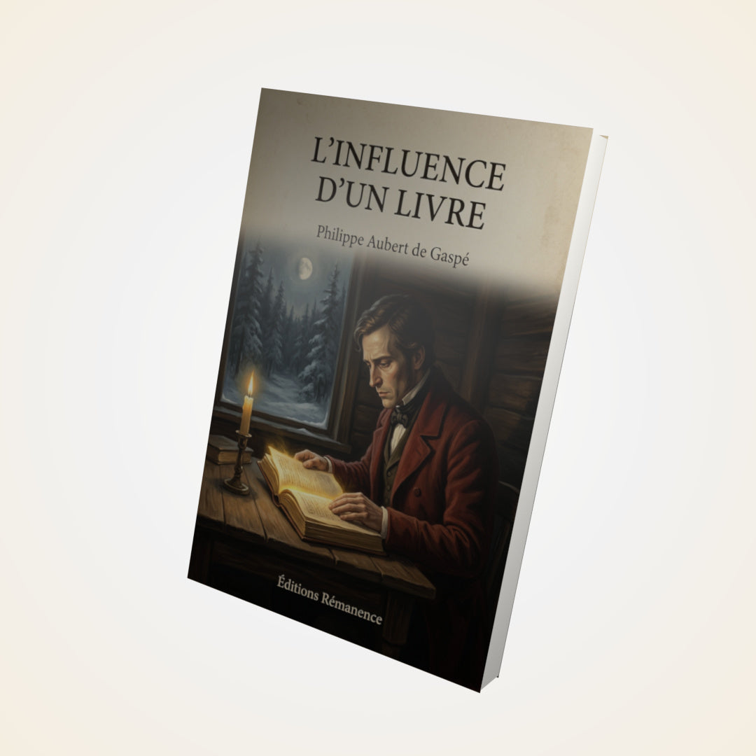 Livre L'influence d'un livre - Philippe Aubert de Gaspé - Couverture 3D