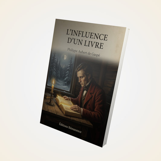 Livre L'influence d'un livre - Philippe Aubert de Gaspé - Couverture 3D