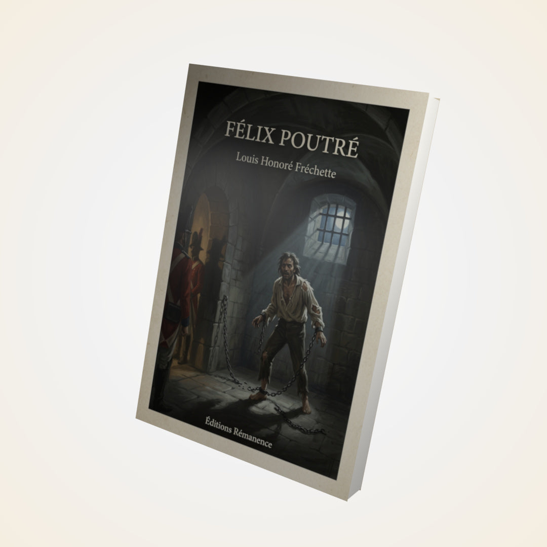 Livre Félix Poutré - Louis Honoré Fréchette - Couverture 3D
