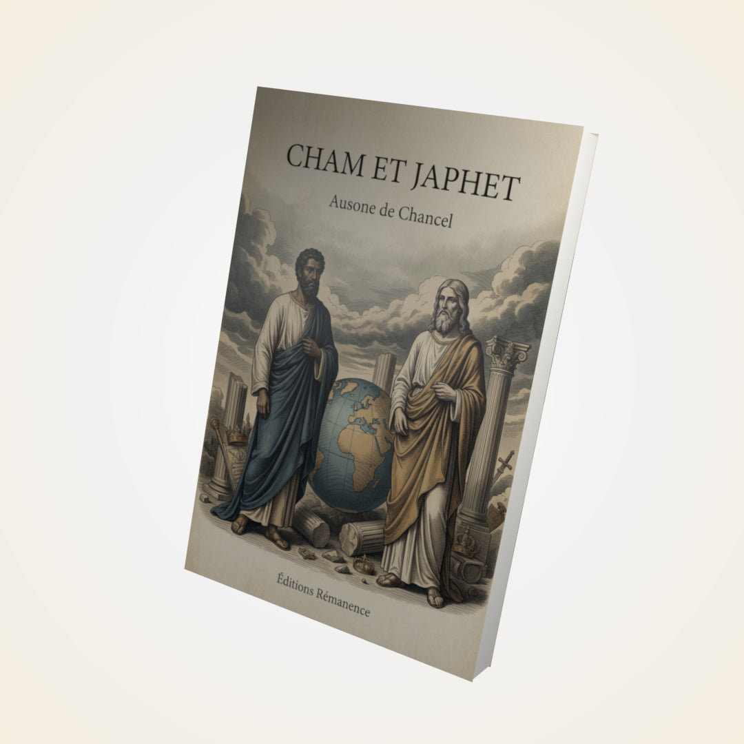 Livre Cham et Japhet - Ausone de Chancel - Couverture 3D