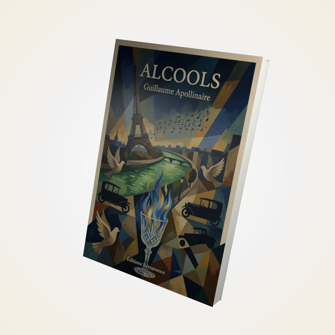 Livre Alcools - Guillaume Apollinaire - Couverture 3D