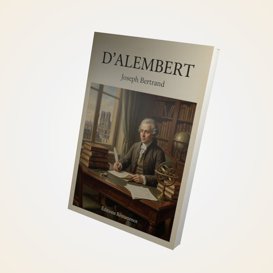 Livre D'Alembert - Joseph Bertrand - Couverture 3D