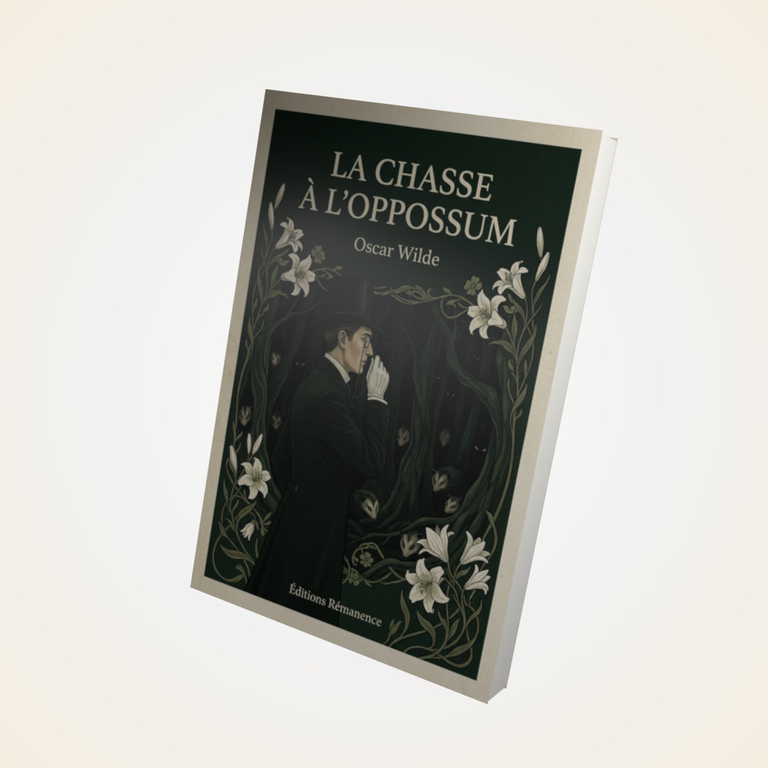 Livre La chasse à l'oppossum - Oscar Wilde - Couverture 3D