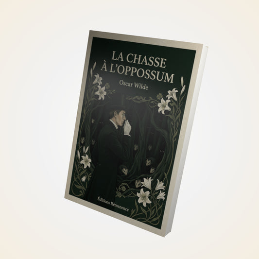 Livre La chasse à l'oppossum - Oscar Wilde - Couverture 3D