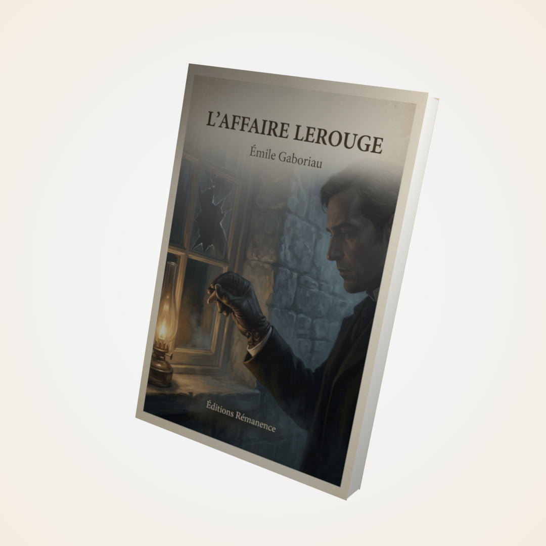 Livre L'affaire Lerouge - Émile Gaboriau - Couverture 3D