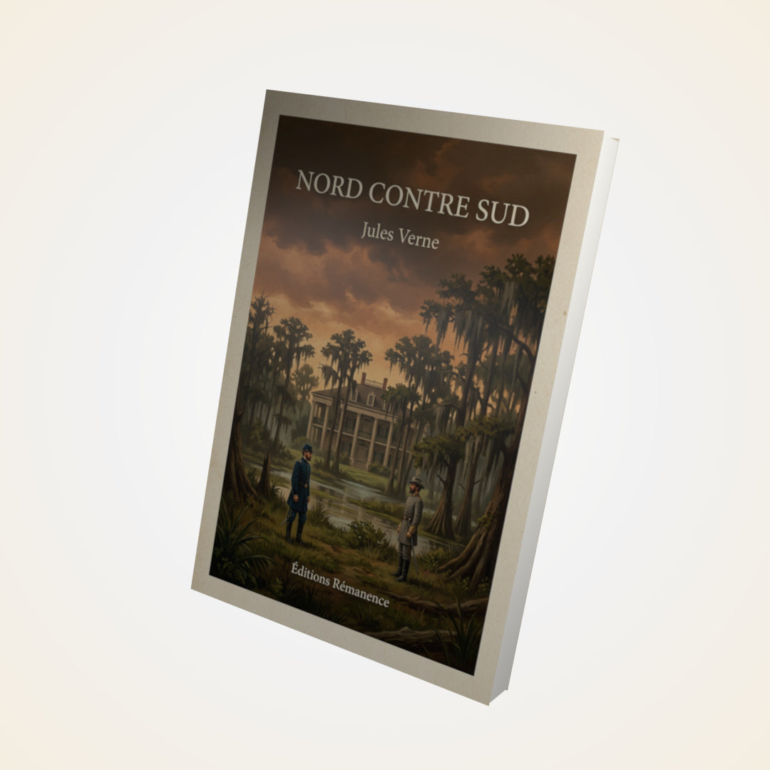 Livre Nord contre sud - Jules Verne - Couverture 3D