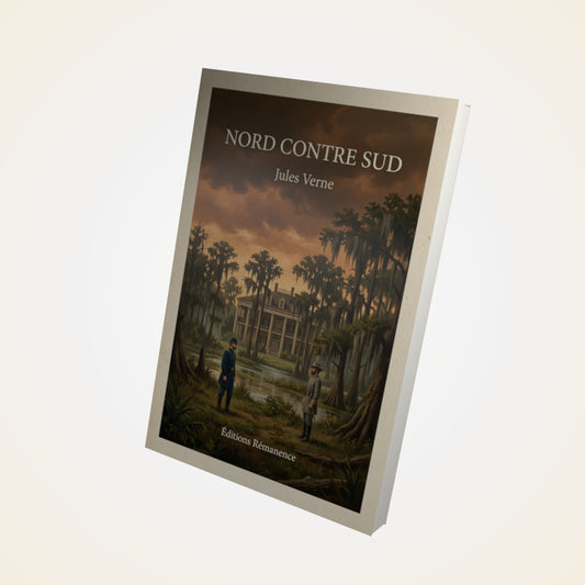 Livre Nord contre sud - Jules Verne - Couverture 3D