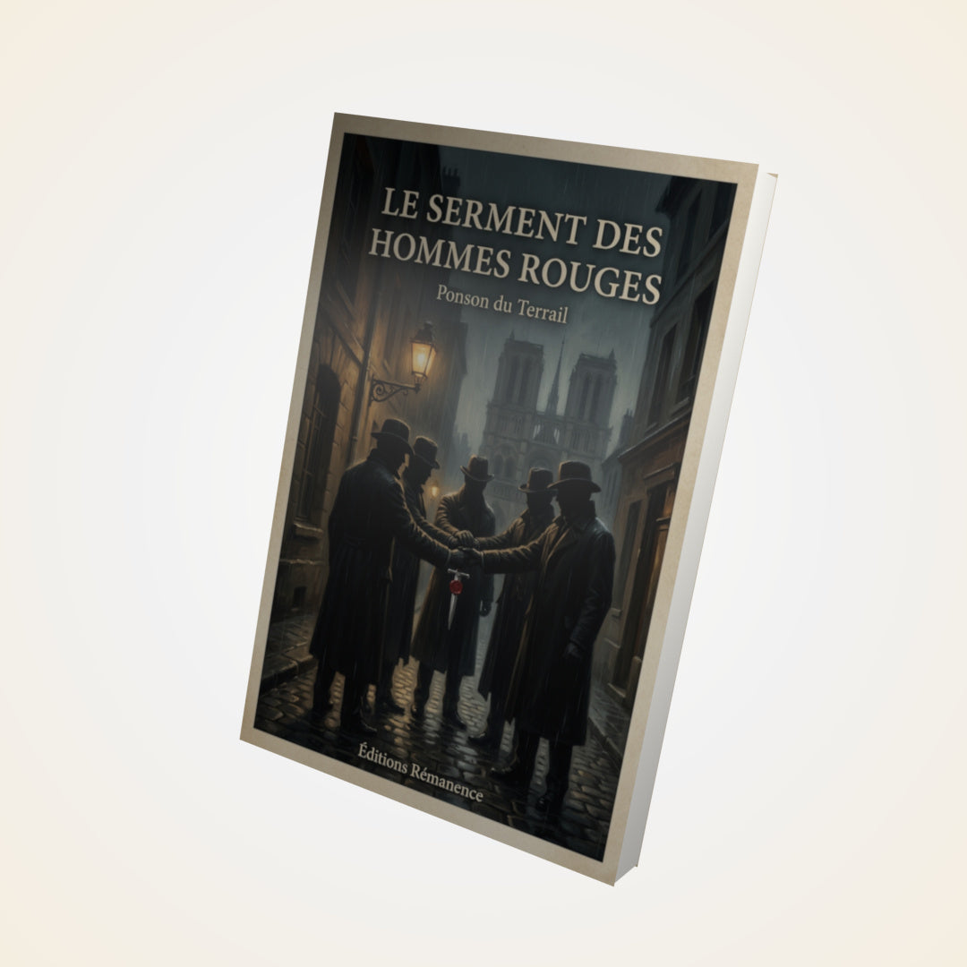 Livre Le serment des hommes rouges - Ponson du Terrail - Couverture 3D