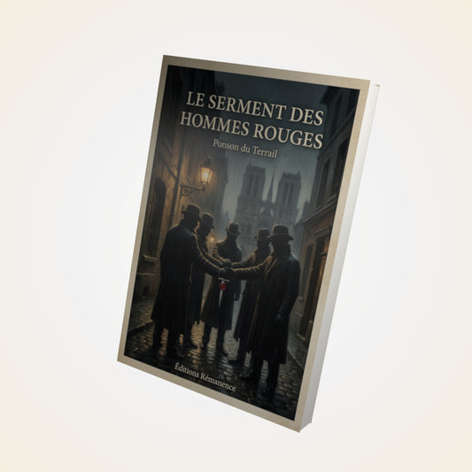 Livre Le serment des hommes rouges - Ponson du Terrail - Couverture 3D