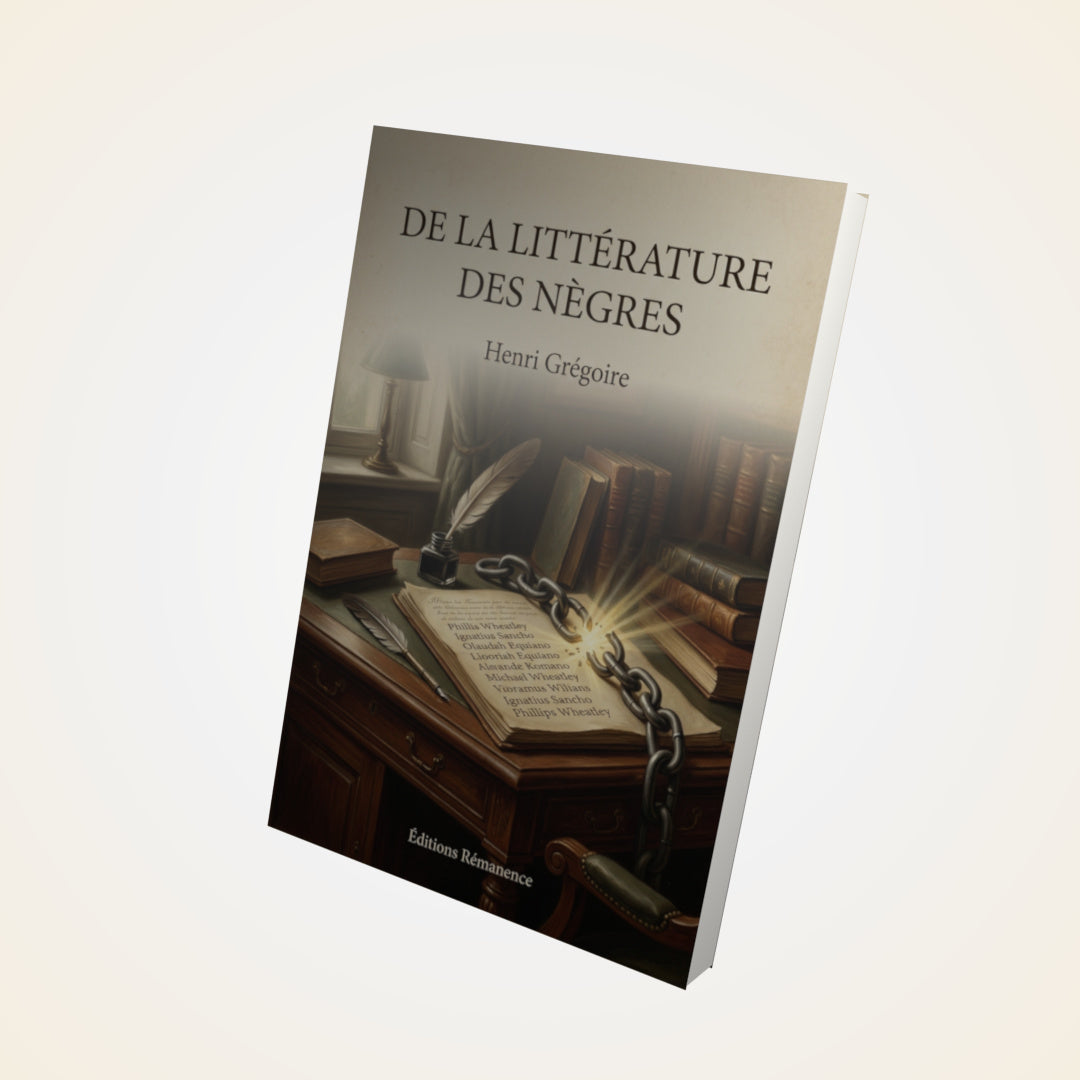 Livre De la littérature des nègres - Henri Grégoire - Couverture 3D