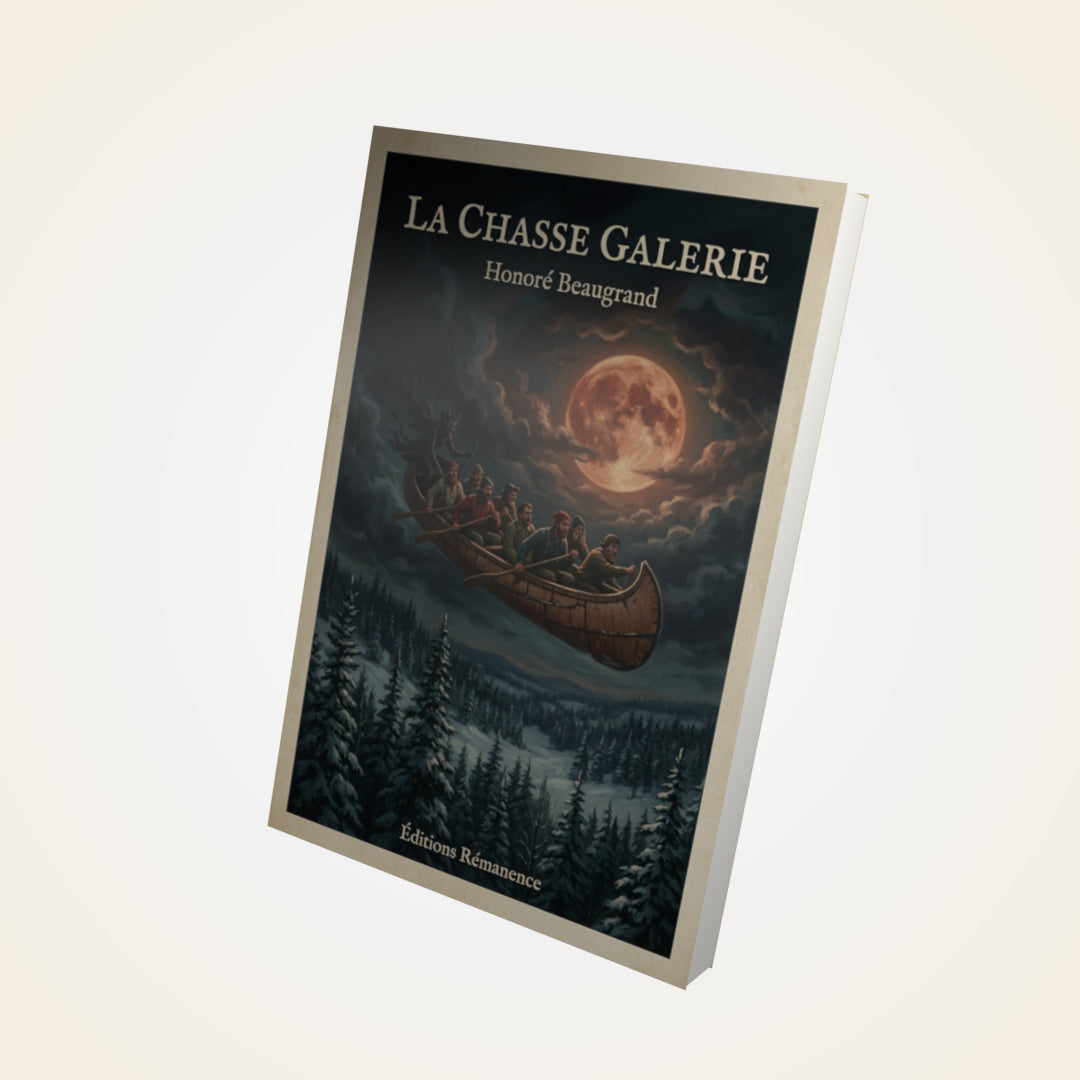 Livre La chasse galerie - Honoré Beaugrand - Couverture 3D