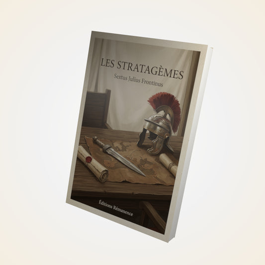 Livre Les stratagèmes - Sextus Julius Frontinus - Couverture 3D