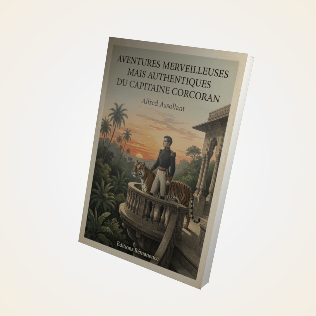 Livre Aventures merveilleuses mais authentiques du capitaine Corcoran - Alfred Assollant - Couverture 3D