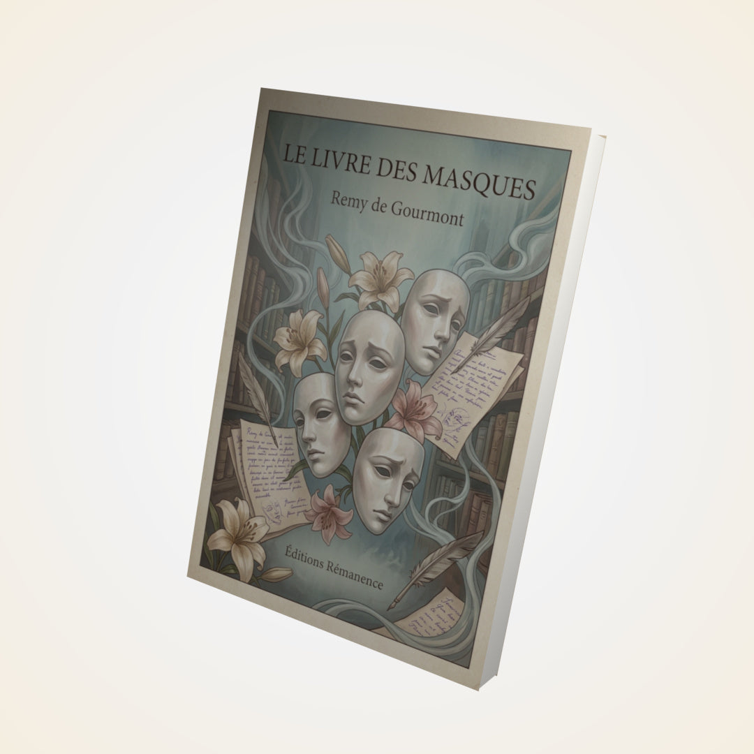 Livre Le livre des masques - Remy de Gourmont - Couverture 3D