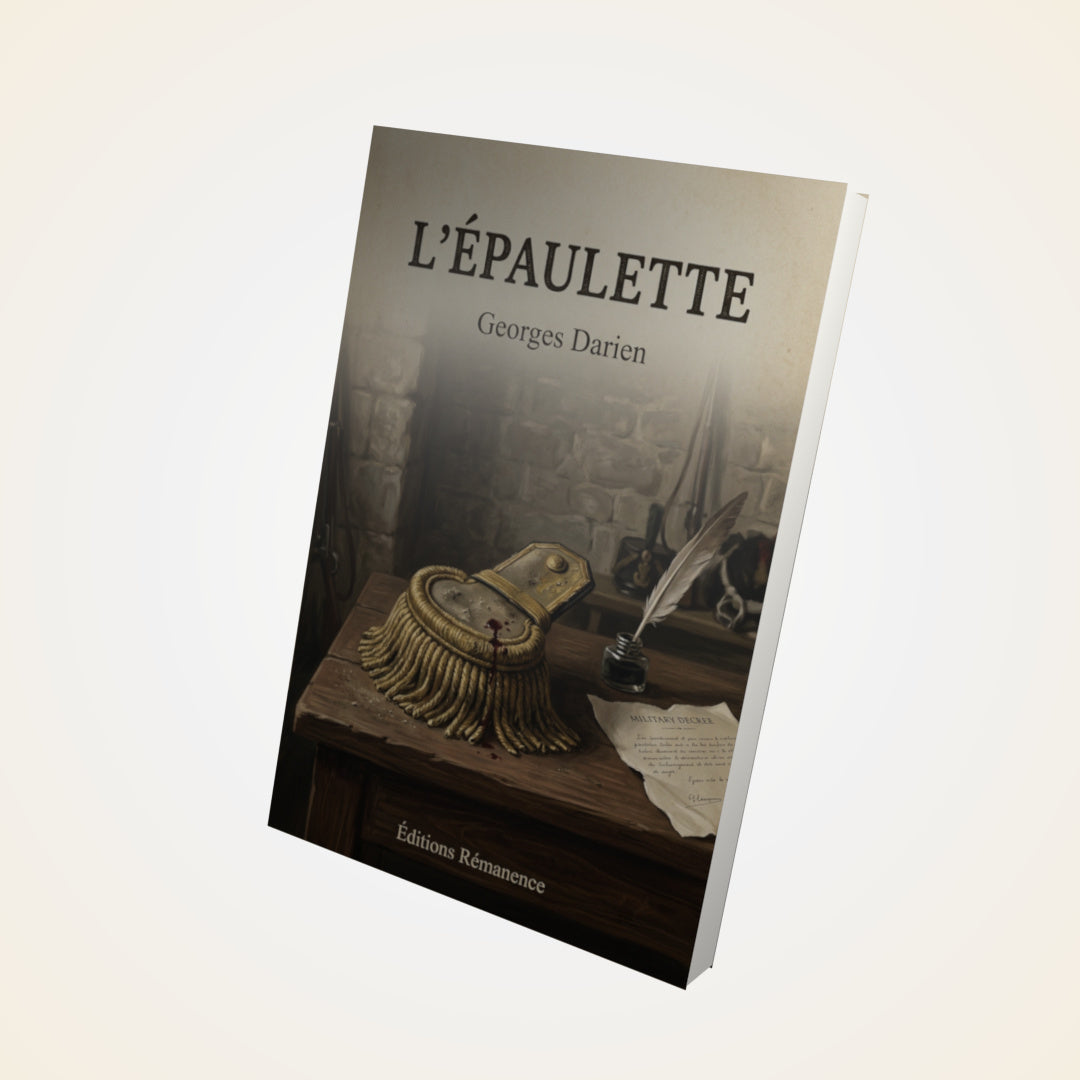 Livre L'épaulette - Georges Darien - Couverture 3D
